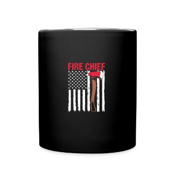 Firefighter Child - Full Colour Mug - black - Front
