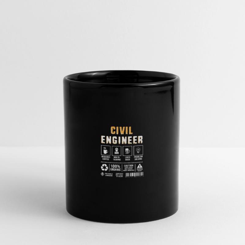 Civil Engineer Construction Site Construction Worker Full Colour Mug