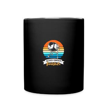 Béton Pavé Bétonnière Bétonnière - Mug uni - noir - Devant