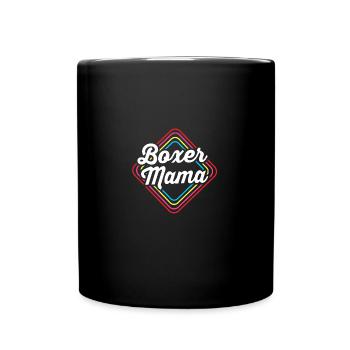 Boxer Hund - Tasse einfarbig - Schwarz - Vorne