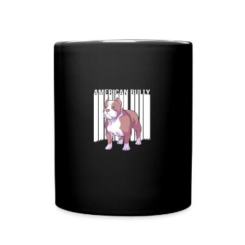 American Bully Pet Dog Dog Cadeau pour chien - Mug uni - noir - Devant