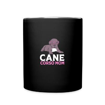 Cane corso - Mug uni - noir - Devant