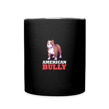 American Bully Pet Dog Dog Cadeau pour chien - Mug uni - noir - Devant