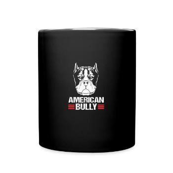 American Bully Pet Dog Dog Cadeau pour chien - Mug uni - noir - Devant