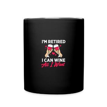 Pension 2025 Retirement 2025 Pensioner Pensioner Pensioner - Full Colour Mug - black - Front