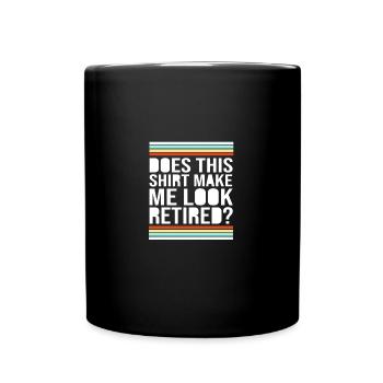Pension 2025 Retirement 2025 Pensioner Pensioner Pensioner - Full Colour Mug - black - Front