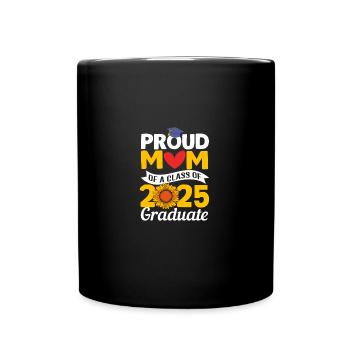 Class of 2025 Abitur Abiturient Abitur 2025 - Full Colour Mug - black - Front