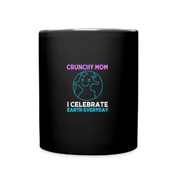 Maman croquante - Mug uni - noir - Devant