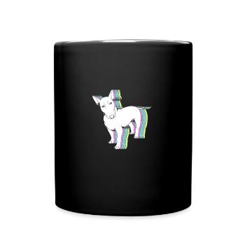Bull terrier - Mug uni - noir - Devant