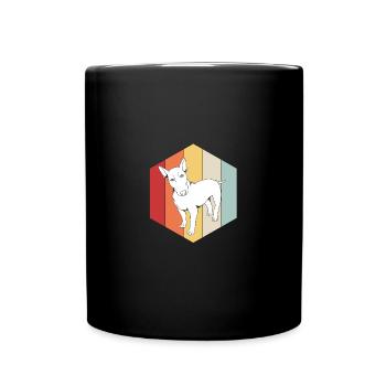 Bull terrier - Mug uni - noir - Devant