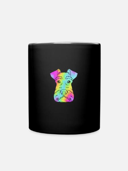 Zwergschnauzer - Tasse einfarbig - Schwarz