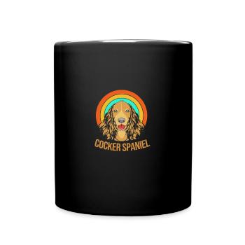 Cocker Spaniel - Mug uni - noir - Devant