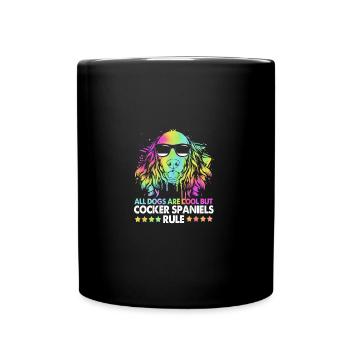 Cocker Spaniel - Mug uni - noir - Devant