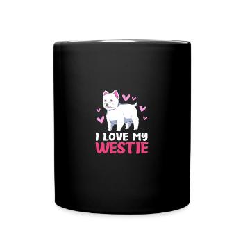West Highland Terrier - Full Colour Mug - black - Front