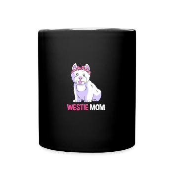 West Highland Terrier - Full Colour Mug - black - Front