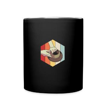 Pottery - Full Colour Mug - black - Front