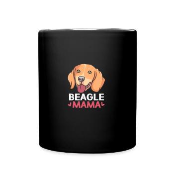 Beagle Maman Maman Chien Maman - Mug uni - noir - Devant