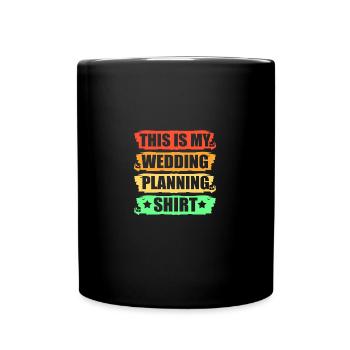 Organisateur d’événements Mariage - Mug uni - noir - Devant
