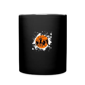 Basketball Fan Gift Hobby Ball Sport Game - Full Colour Mug - black - Front
