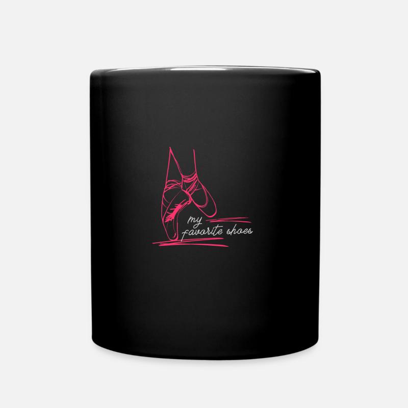 Tanzen Tänzerin Geschenk Musik Dance Ballett - Tasse einfarbig - Schwarz