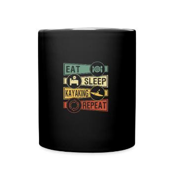 Kayak - Full Colour Mug - black - Front