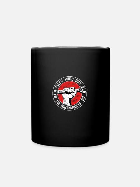 Alles Wird Gut Die Klempnerin Ist Da Installateur - Tasse einfarbig - Schwarz