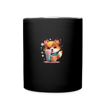 Bulles de limonade pour chien japonais Shiba Inu - Mug uni - noir - Devant