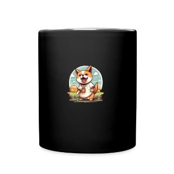 Maillot de sport japonais Shiba Inu pour chien de - Mug uni - noir - Devant