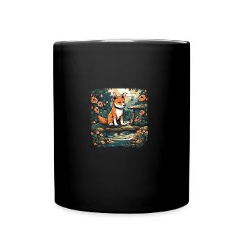 Plantes de bassin d'eau Shiba Inu pour chiens - Mug uni - noir - Devant