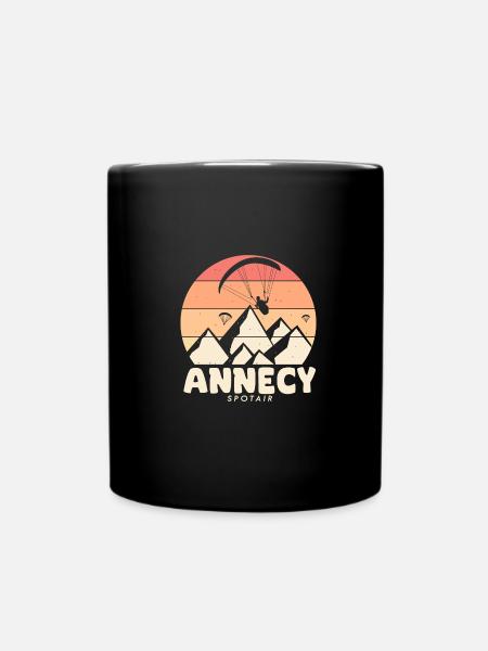 Parapente Annecy spot air savoie - Mug uni - noir