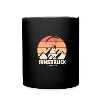 Parapente innsbruck spotair autriche - Mug uni - noir - Devant