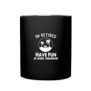 Retired - Full Colour Mug - black - Front