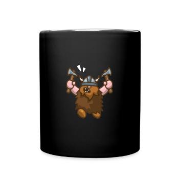 Funny Viking - Full Colour Mug - black - Front