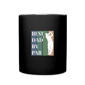 Golf Golfer Putter Golfschläger Geschenk - Tasse einfarbig - Schwarz - Vorne