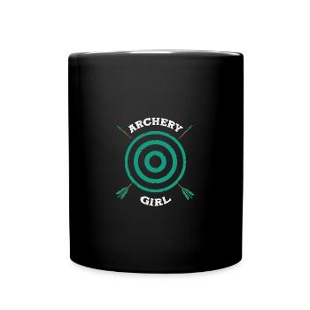 Archer Archery Bow and arrow - Full Colour Mug - black - Front
