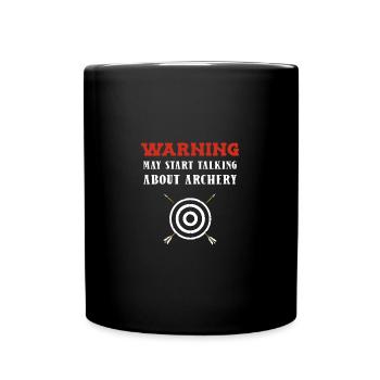 Archer Archery Bow And Arrow - Full Colour Mug - black - Front