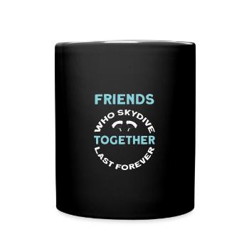 Parachutistes parachutistes parachutés - Mug uni - noir - Devant