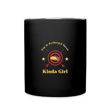 Archer Archery Bow And Arrow - Full Colour Mug - black - Front