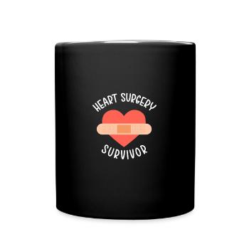 Heart Attack Heart Surgery Surgery Hospital - Full Colour Mug - black - Front