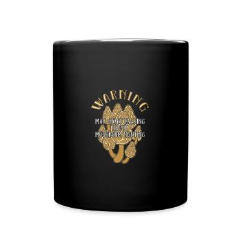 Mushroom pickers collect mushroom pickers - Full Colour Mug - black - Front