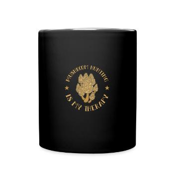 Mushroom pickers collect mushroom pickers - Full Colour Mug - black - Front