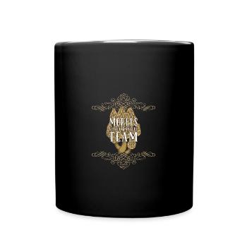Mushroom pickers collect mushroom pickers - Full Colour Mug - black - Front