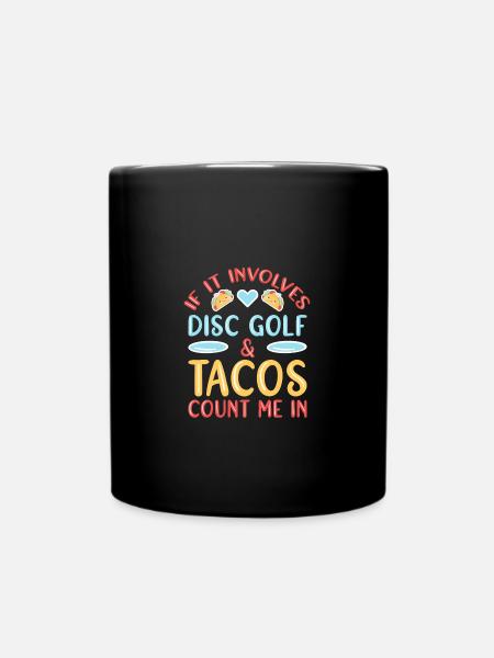 Disc Golf Frisbee - Tasse einfarbig - Schwarz