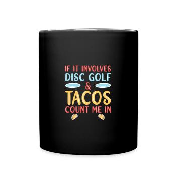 Disc Golf Frisbee - Mug uni - noir - Devant