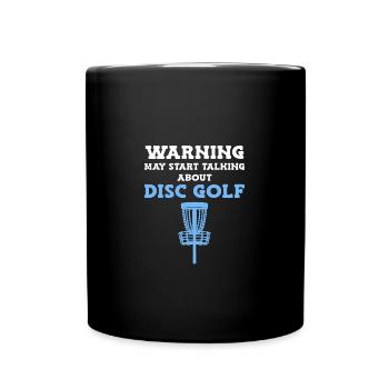 Disc Golf Frisbee - Mug uni - noir - Devant