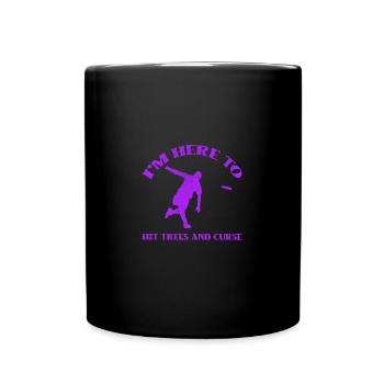 Disc Golf Frisbee - Mug uni - noir - Devant
