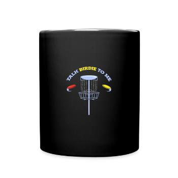 Disc Golf Frisbee - Mug uni - noir - Devant