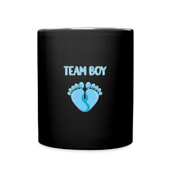 Gender Reveal Babyparty Geschlecht - Full Colour Mug - black - Front