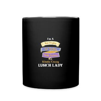 Cafétéria Employee Lunch Lady Canteen - Mug uni - noir - Devant