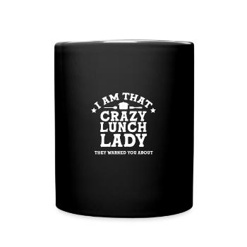 Cafétéria Employee Lunch Lady Canteen - Mug uni - noir - Devant